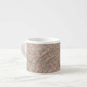 Pennsylvania and New Jersey 2 Espresso Cup