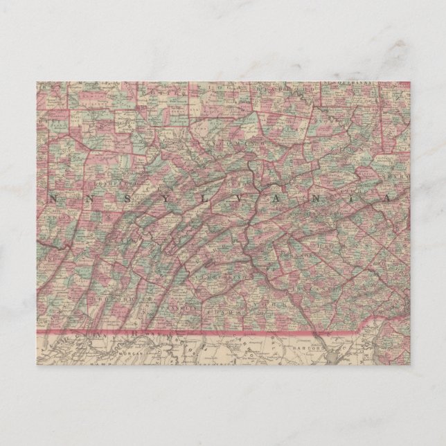 Pennsylvania and New Jersey 2 Postcard (Front)