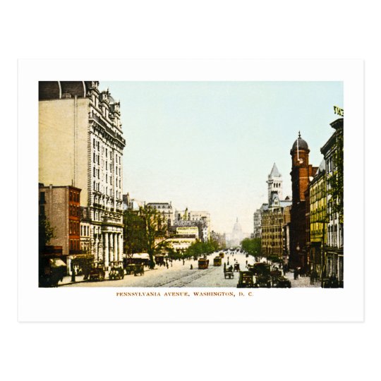 Pennsylvania Avenue, Washington D.C. Postcard
