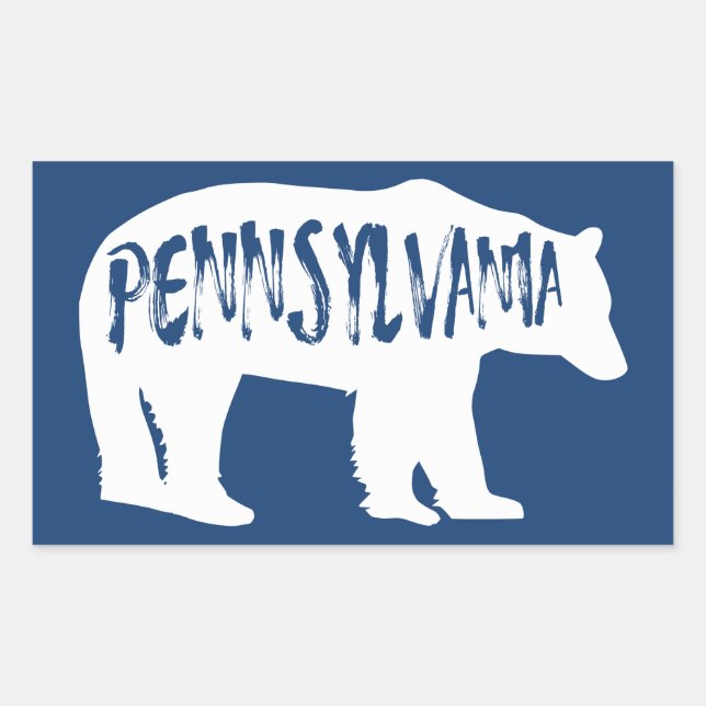 Pennsylvania Bear Sticker (Front)