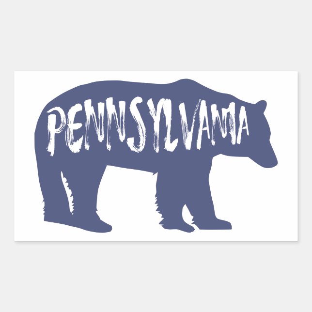 Pennsylvania Bear Sticker (Front)