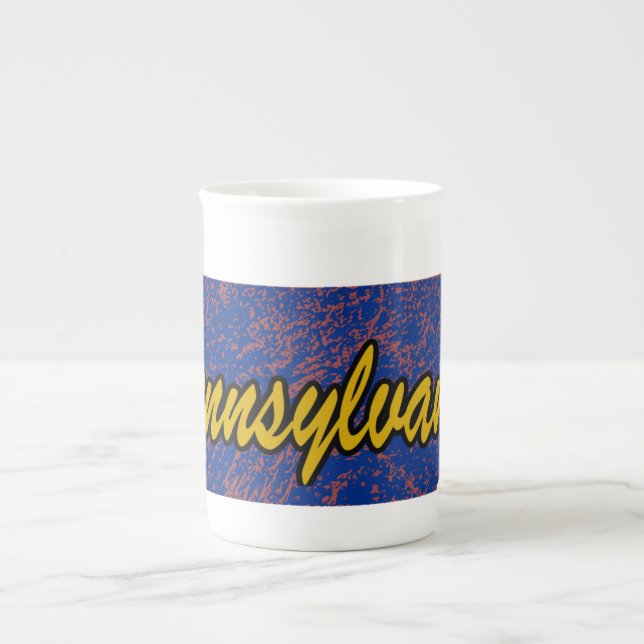 Pennsylvania Bone China Mug (Front)