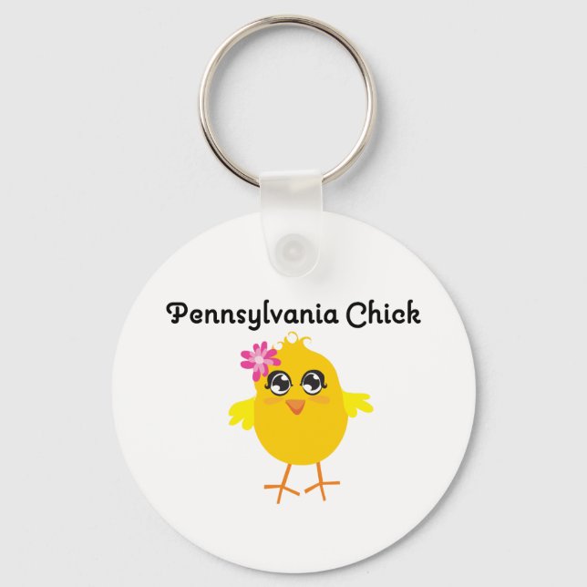 Pennsylvania Chick Keychain (Front)