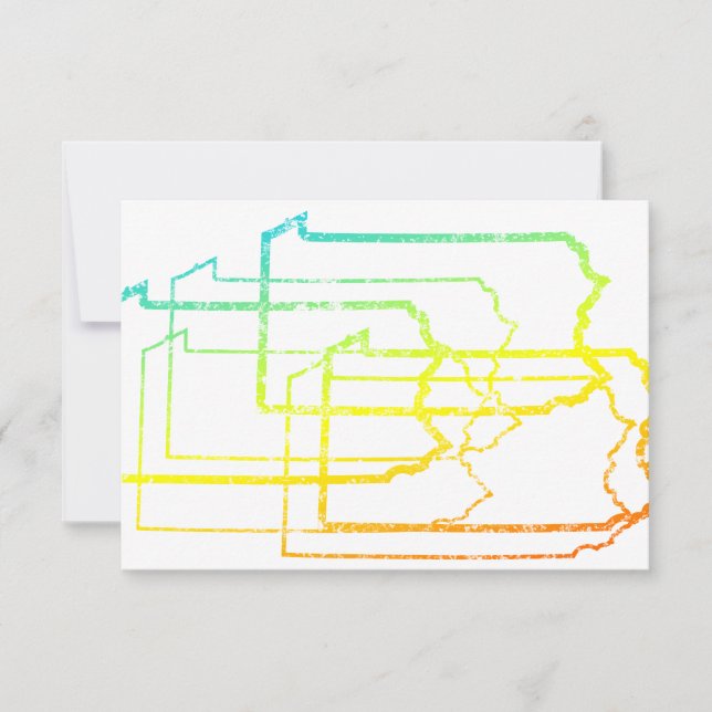 pennsylvania chill blur invitation (Front)