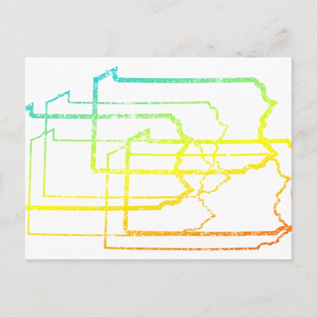 pennsylvania chill blur postcard (Front)
