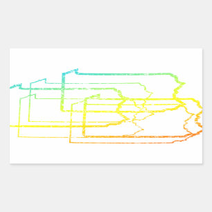 pennsylvania chill blur sticker