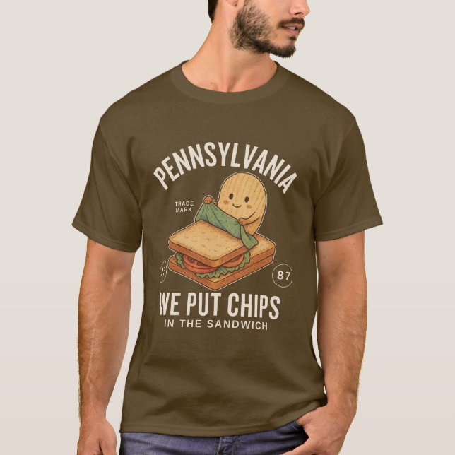 Pennsylvania chips T-Shirt (Front)