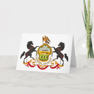 Pennsylvania Coat of Arms Greeting Card