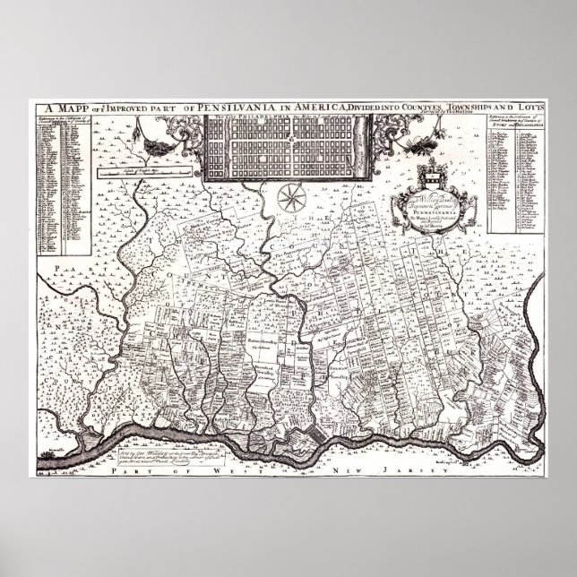 Pennsylvania Colony 1687 Poster (Front)