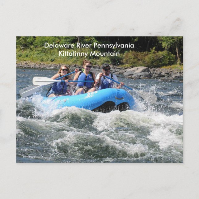 Pennsylvania Delaware River Kittatinny Mountain Postcard (Front)
