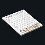 Pennsylvania Dutch Amish Food Grocery To Do List Notepad<br><div class="desc">Illustration features classic Amish and Pennsylvania Dutch food favourites including: whoopie pies, chicken pot pie, soft pretzels, gingersnap cookies, chow chow relish, apple butter, shoo fly pie, and apple dumplings. Great for your favourite foodie, or any fan of PA Dutch cuisine! This Amish food design is also available on other...</div>