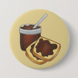 Pennsylvania Dutch Canned Apple Butter Amish Food 3 Inch Round Button