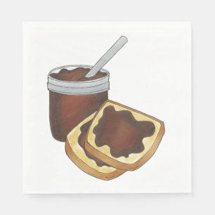 Pennsylvania Dutch Canned Apple Butter Amish Food Napkin