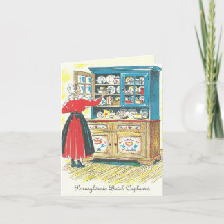 Pennsylvania Dutch Cupboard Liver Dumplings / Saus Holiday Card