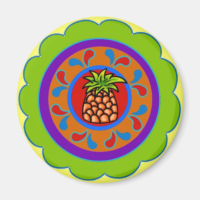 Pennsylvania Dutch Hex Sign Welcome Magnet (Front)