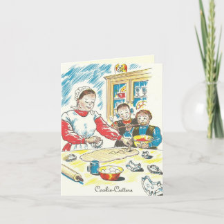 Pennsylvania Dutch Moravian Cookies Sugar Cakes Ho Holiday Card