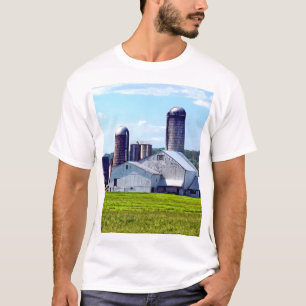 Pennsylvania Farm With Silos T-Shirt