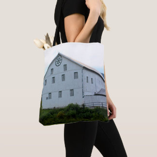 Pennsylvania Farmhouse and Barn with Hex Sign Tote Bag