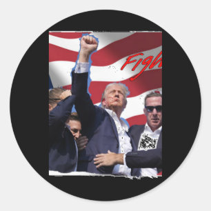 Pennsylvania Fight! Active Classic Round Sticker