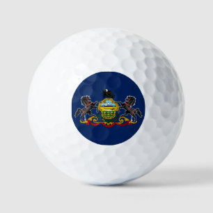 Pennsylvania flag golf balls