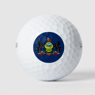 Pennsylvania flag golf balls
