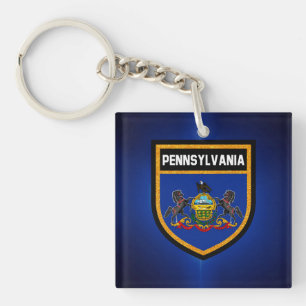 Pennsylvania Flag Keychain