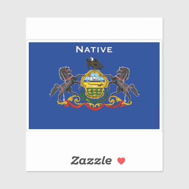 Pennsylvania Flag Native (Sheet)