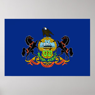 Pennsylvania Flag Poster