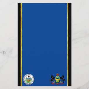 Pennsylvania flag stationery