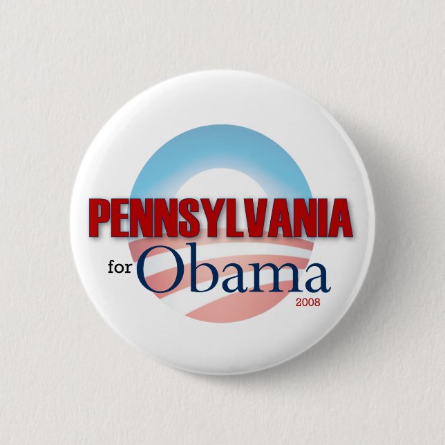 PENNSYLVANIA for Obama 2 Inch Round Button (Front)
