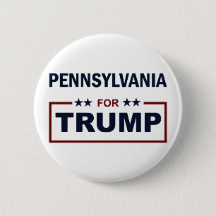 Pennsylvania for Trump 2 Inch Round Button