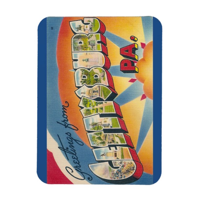 Pennsylvania, Gettysburg Magnet (Vertical)