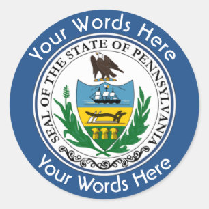 Pennsylvania Great Seal Custom Sticker
