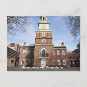 Pennsylvania Independence Mall Philadelphia Postcard