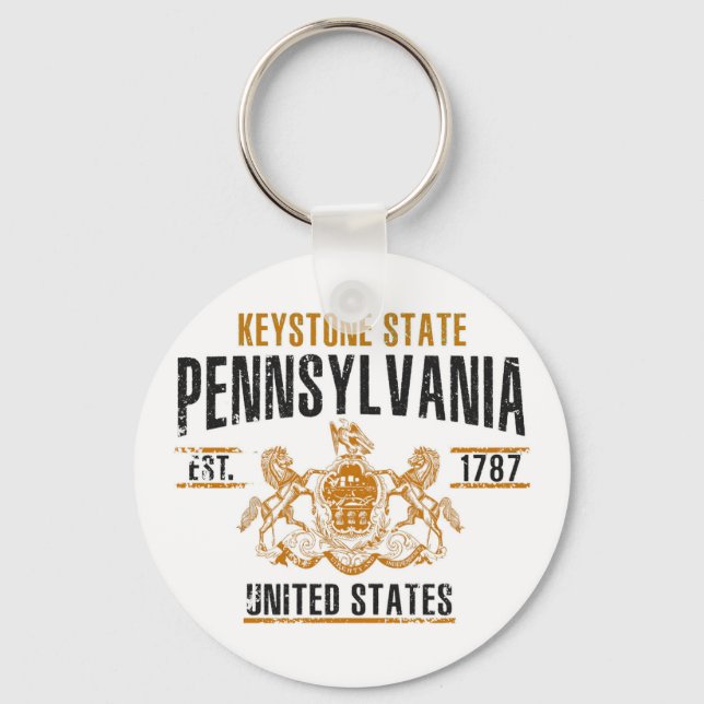 Pennsylvania Keychain (Front)