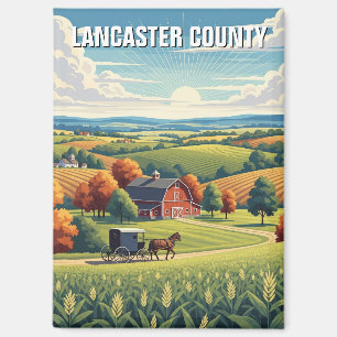Pennsylvania Lancaster County Travel Magnet