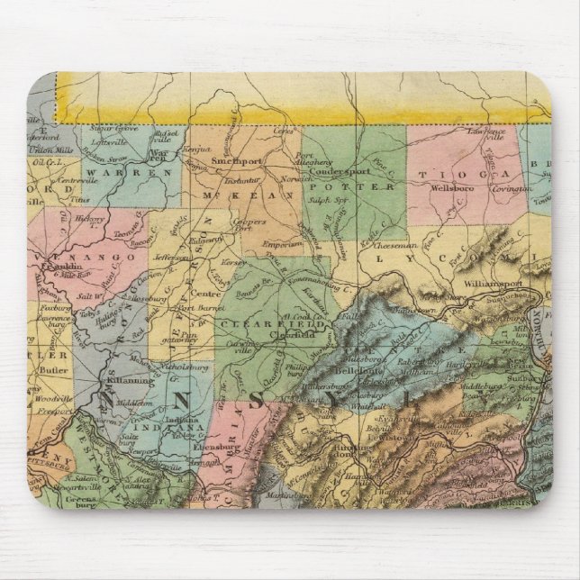 Pennsylvania, New Jersey 2 Mouse Pad (Front)