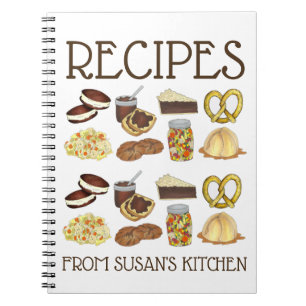 Pennsylvania PA Dutch Recipes Personalized Cooking Notebook