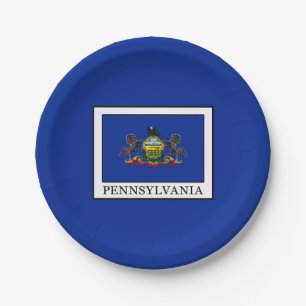 Pennsylvania Paper Plate