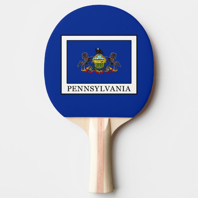Pennsylvania Ping Pong Paddle (Front)