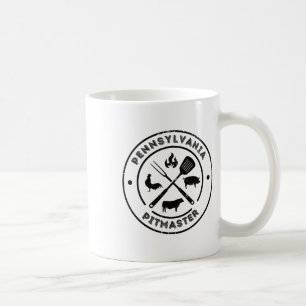Pennsylvania Pitmaster Bbq Smoker Grilling Byrbequ Coffee Mug