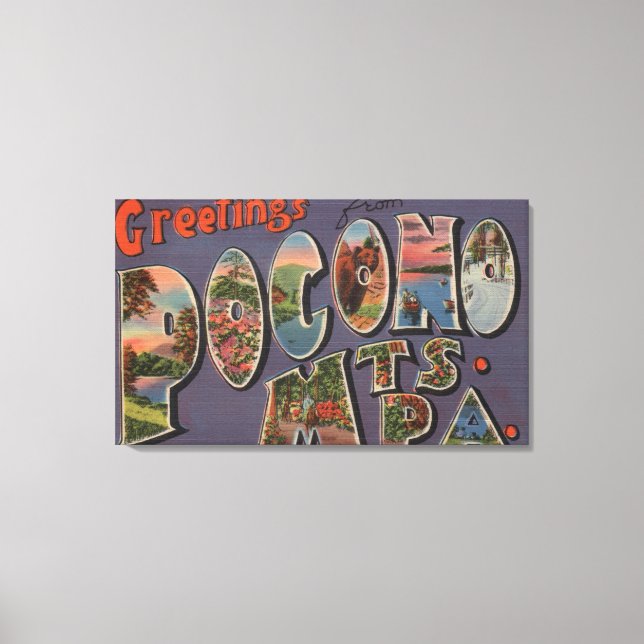 Pennsylvania - Pocono Mountians 2 Canvas Print (Front)