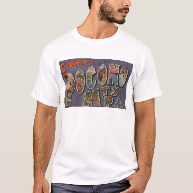 Pennsylvania - Pocono Mountians T-Shirt (Front)
