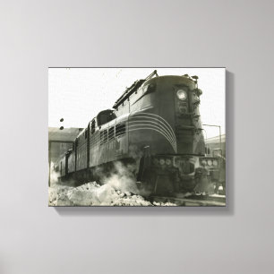 Pennsylvania Railroad Locomotive GG-1 #4800 Canvas Print