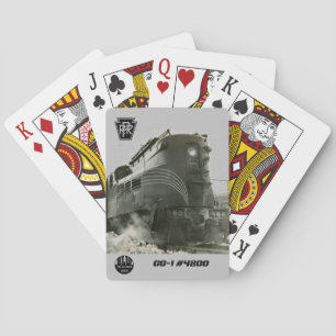 Pennsylvania Railroad Locomotive GG-1 #4800 Playing Cards