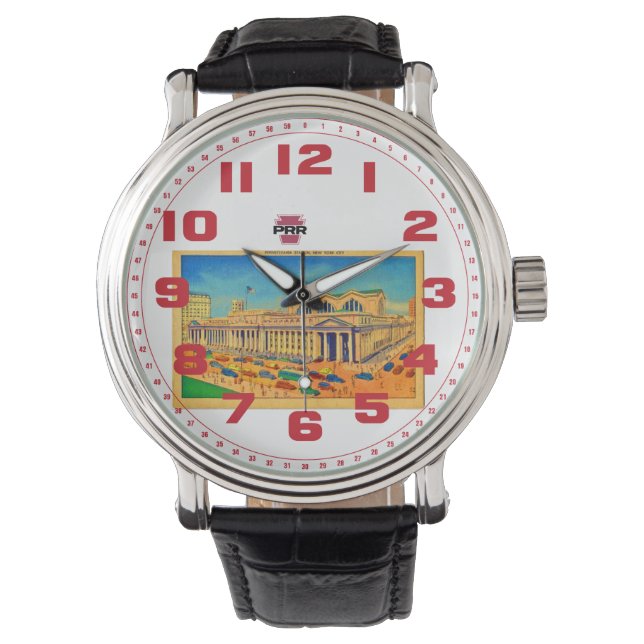 Pennsylvania railroad  Penn station in New York    Watch (Front)