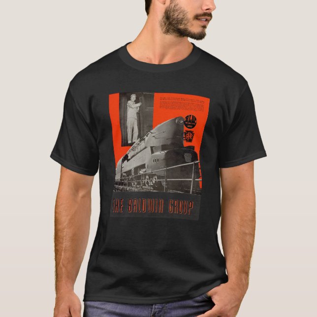 Pennsylvania Railroad T1 Locomotive 6111    T-Shirt (Front)