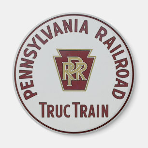 Pennsylvania Railroad TrucTrain Service Magnet