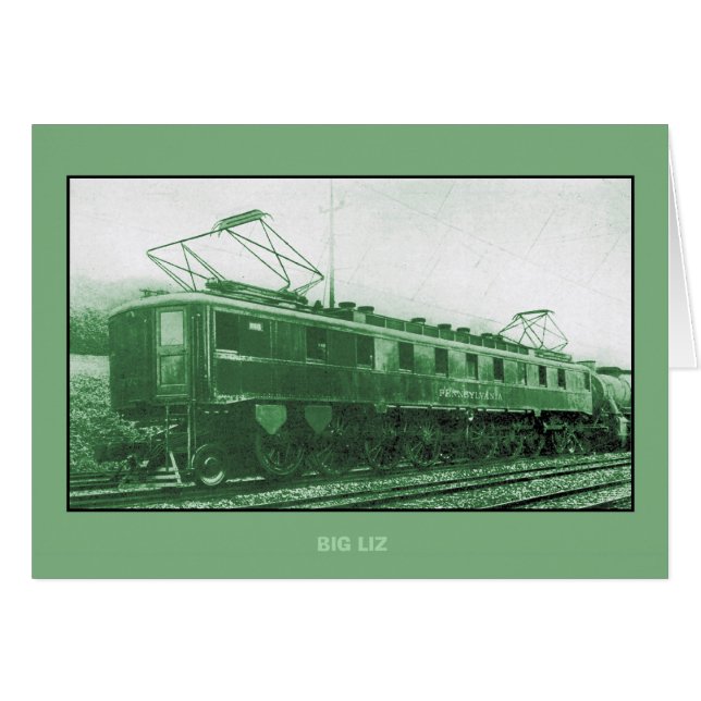 Pennsylvania Railroad's class FF1 Locomotive (Front Horizontal)