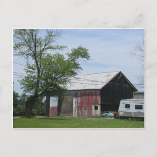 Pennsylvania Red Barn Postcard